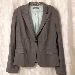 Eli Tahari Light Gray Suit Jacket  14